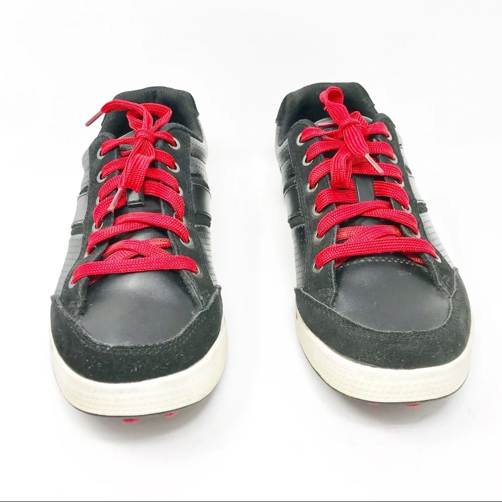 Wilson Ultra BLK Approach All Terrain Leather Golf Shoes Men's 9.5 - Picture 5 of 8